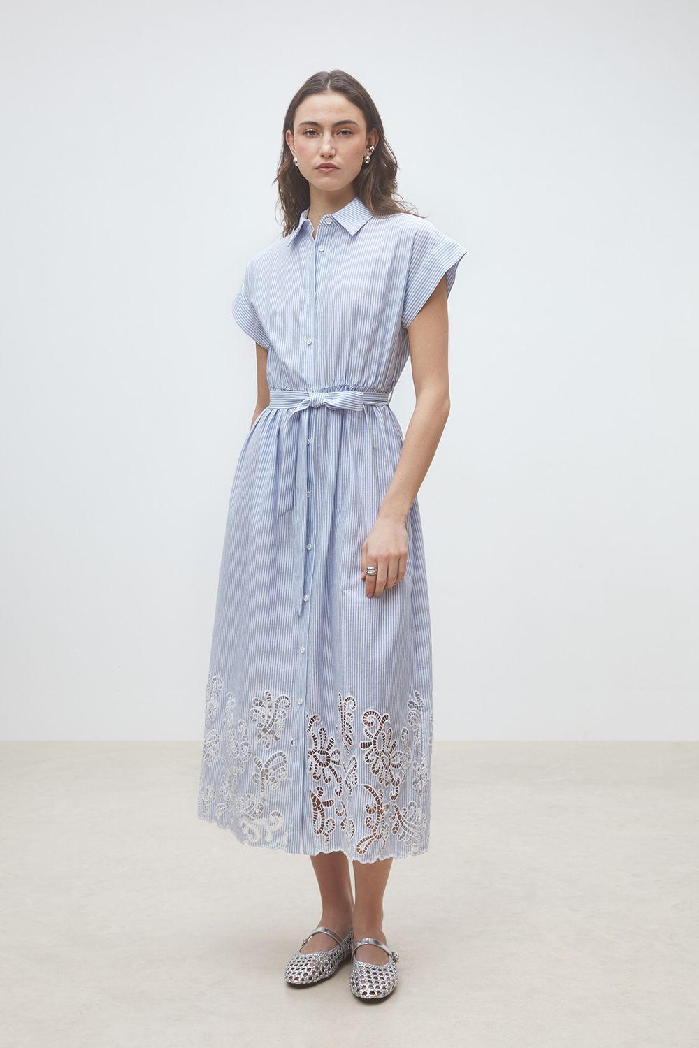 SUNCOO Clark bleu dress