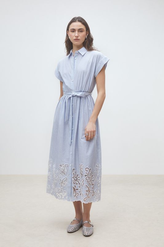 SUNCOO Clark bleu dress