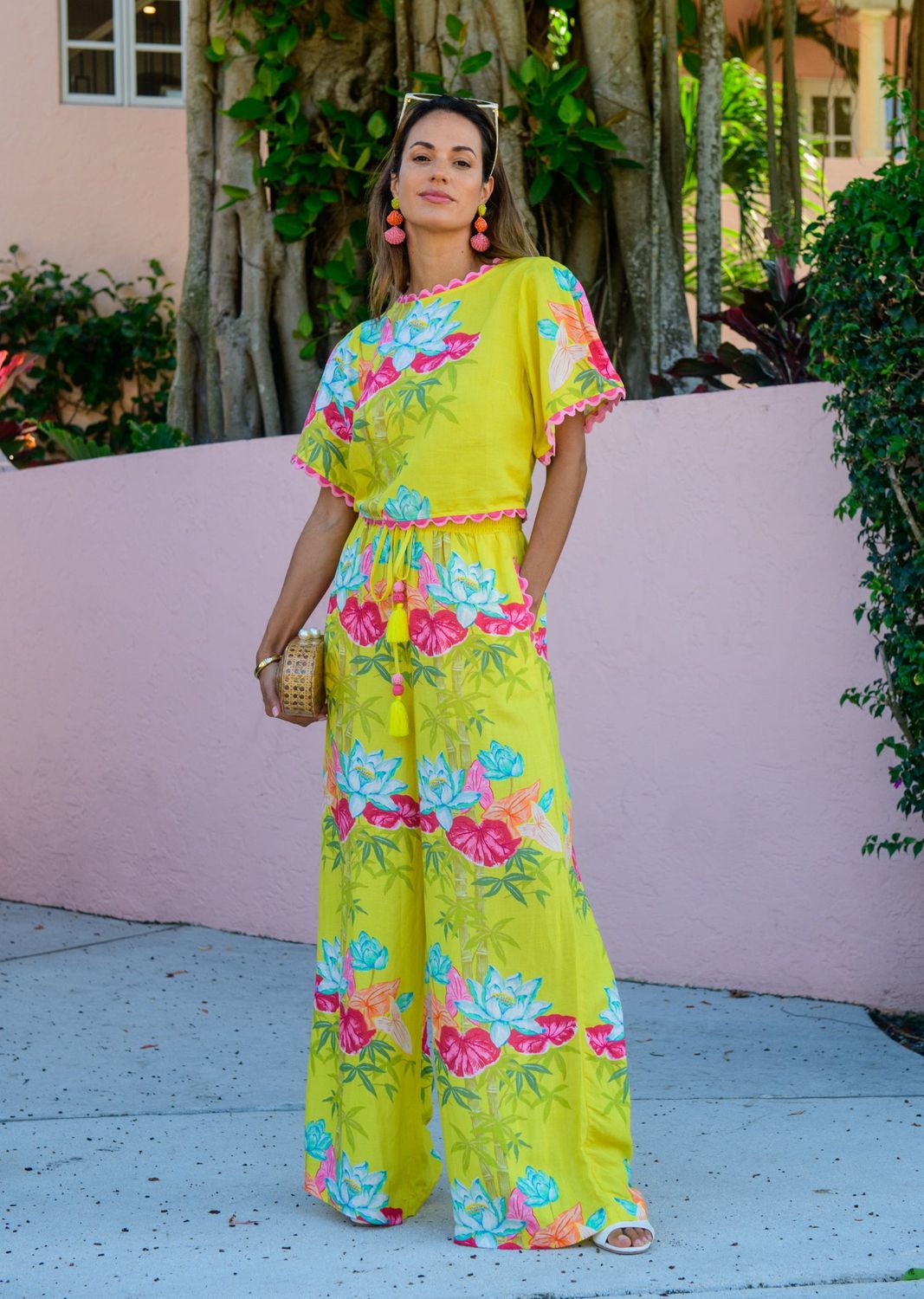 ELIZABETH JAMES Paloma Top Tropical Bamboo