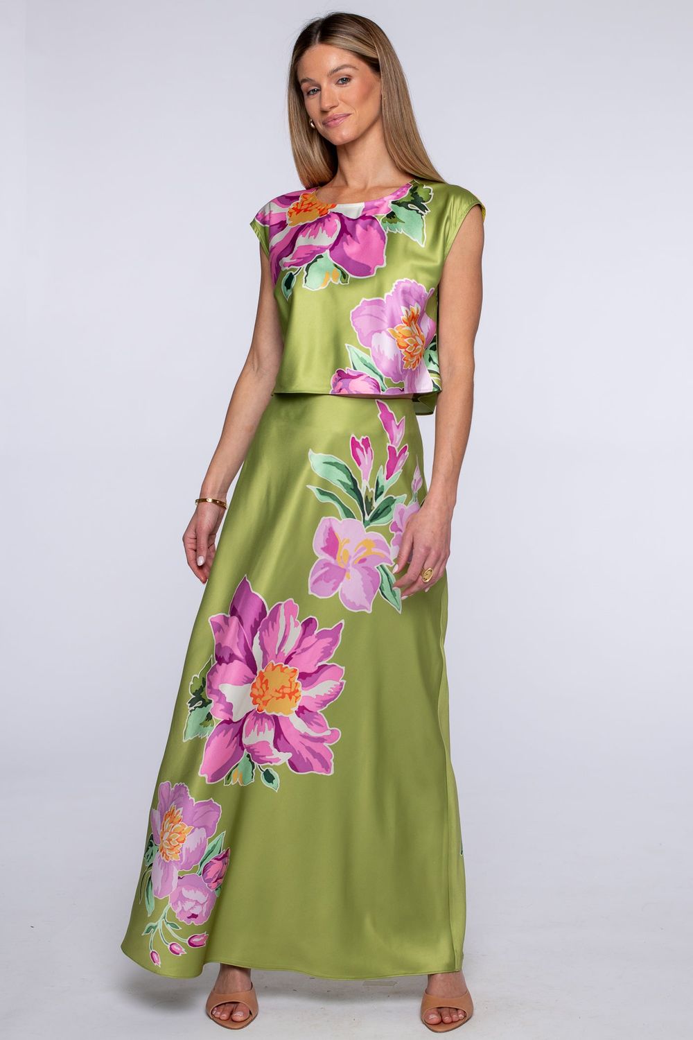 ELIZABETH JAMES Anita Skirt Bias Bouquet