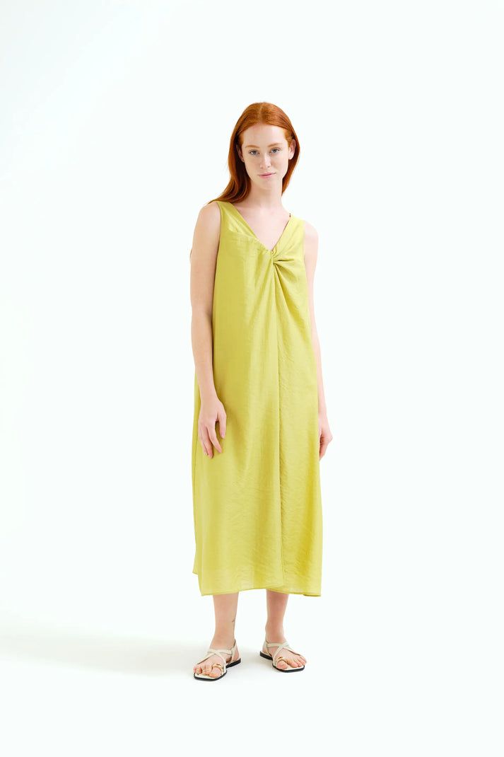 COMPANIA FANTASTICA Chartreuse Dress