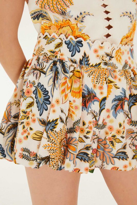 FARM RIO Ligia light pink short