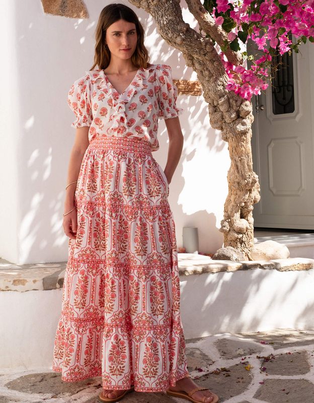 PINK CITY PRINTS Amara Skirt Desert Blush PINK CITY PRINTS Amara Skirt Desert Blush