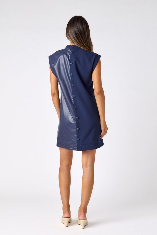 CROSBY Beatrix Dress Oxford Navy