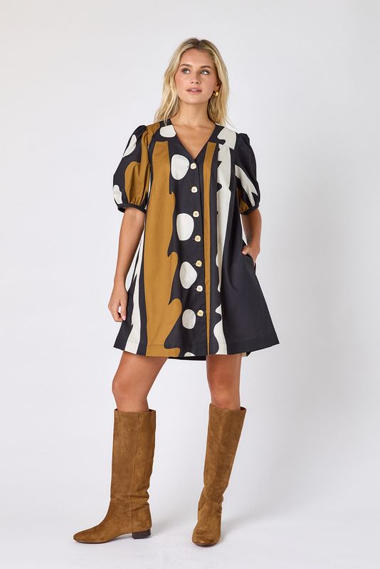 CROSBY Stevie Dress Wild Line