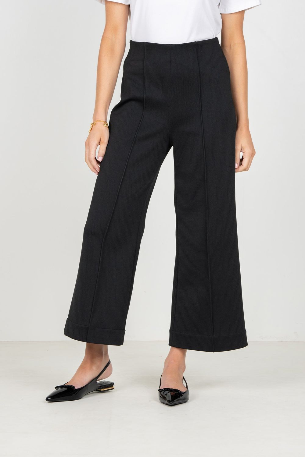 EMILY MCCARTHY Cropped Piper Pant Black EMILY MCCARTHY Cropped Piper Pant Black