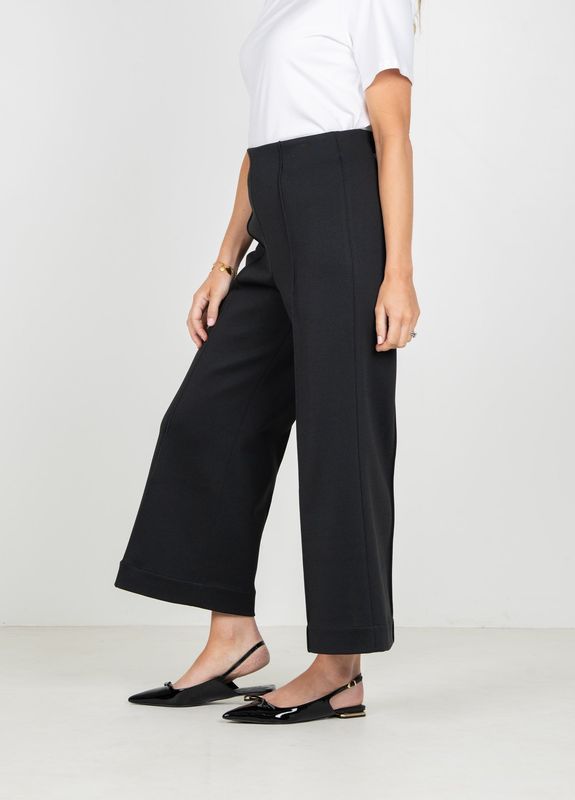 EMILY MCCARTHY Cropped Piper Pant Black