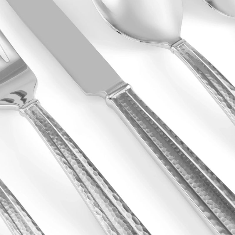 MICHAEL ARAM Hammertone 5-Piece Flatware Set