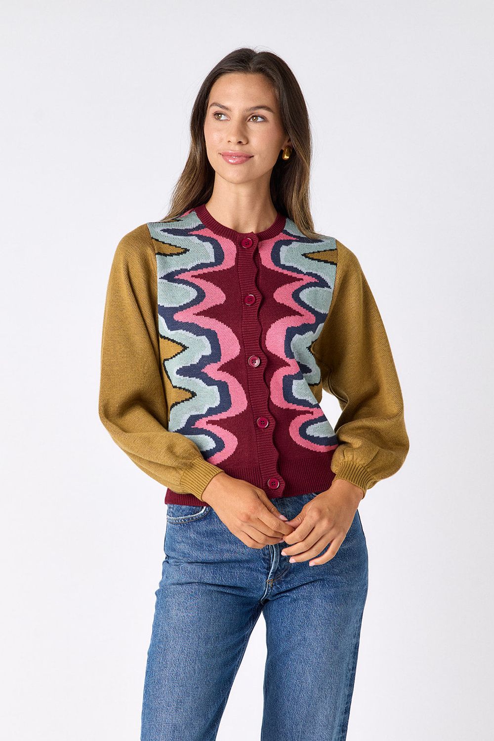 CROSBY Colson Cardigan Serpentine