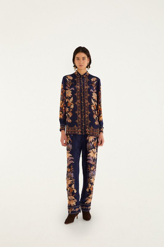 FARM RIO Lara Navy Blue Pant FARM RIO Lara Navy Blue Pant