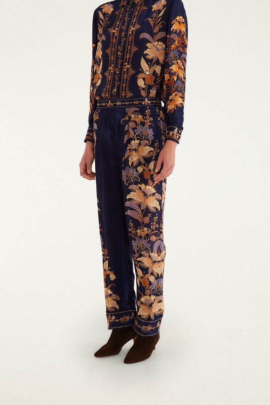 FARM RIO Lara Navy Blue Pant