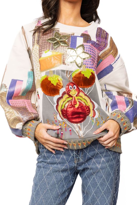 QUEEN OF SPARKLES TG day parade sweatshirt