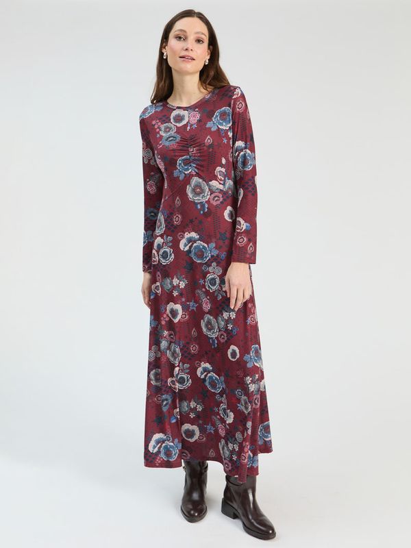 VILAGALLO Flores Granate Dress