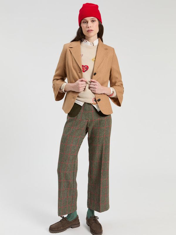 VILAGALLO Beige Tweed Jacket VILAGALLO Beige Tweed Jacket
