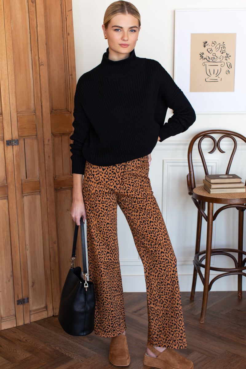EMERSON FRY Everyday Pant Vintage Leopard