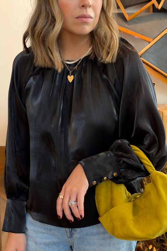 CROSBY Elizabeth Blouse Black