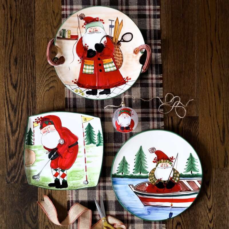 VIETRI OSN Square Golfing platter