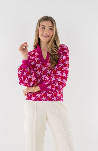 EMILY MCCARTHY Lolli Sweater Houndstooth EMILY MCCARTHY Lolli Sweater Houndstooth