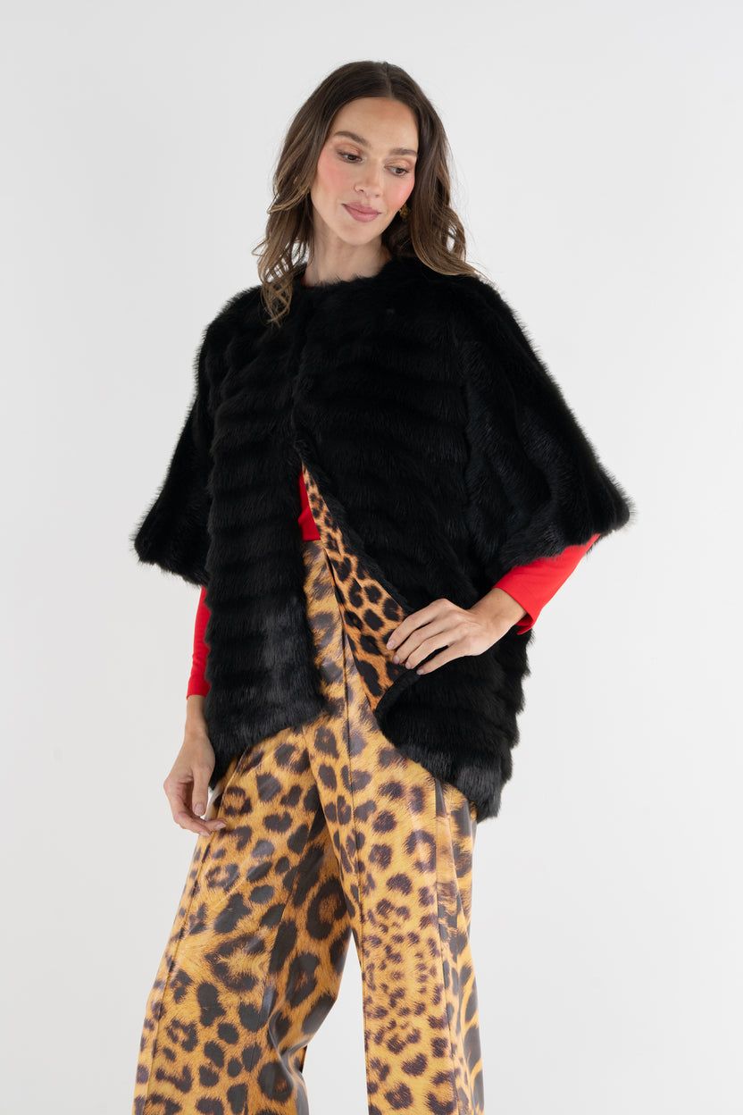 EMILY MCCARTHY Coco Cape Black Tie EMILY MCCARTHY Coco Cape Black Tie