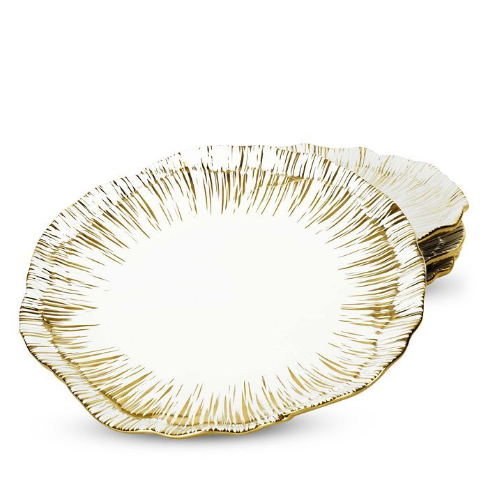 MICHAEL ARAM Anemone Tidbit plate SET/4