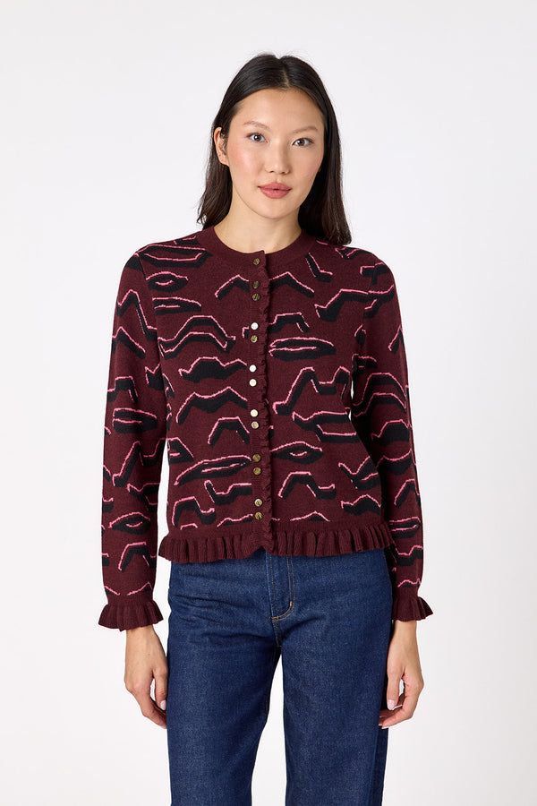 CROSBY Sutton Cardigan Tibetan Tiger CROSBY Sutton Cardigan Tibetan Tiger