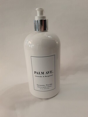 Palm Ave. Lavender Bergamot Hand Body Lotion