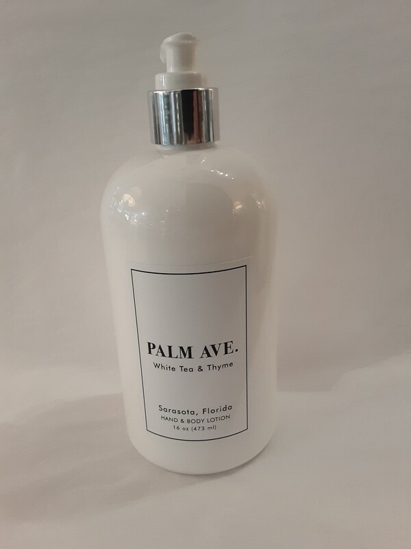 Palm Ave. White Tea &amp; Thyme Lotion