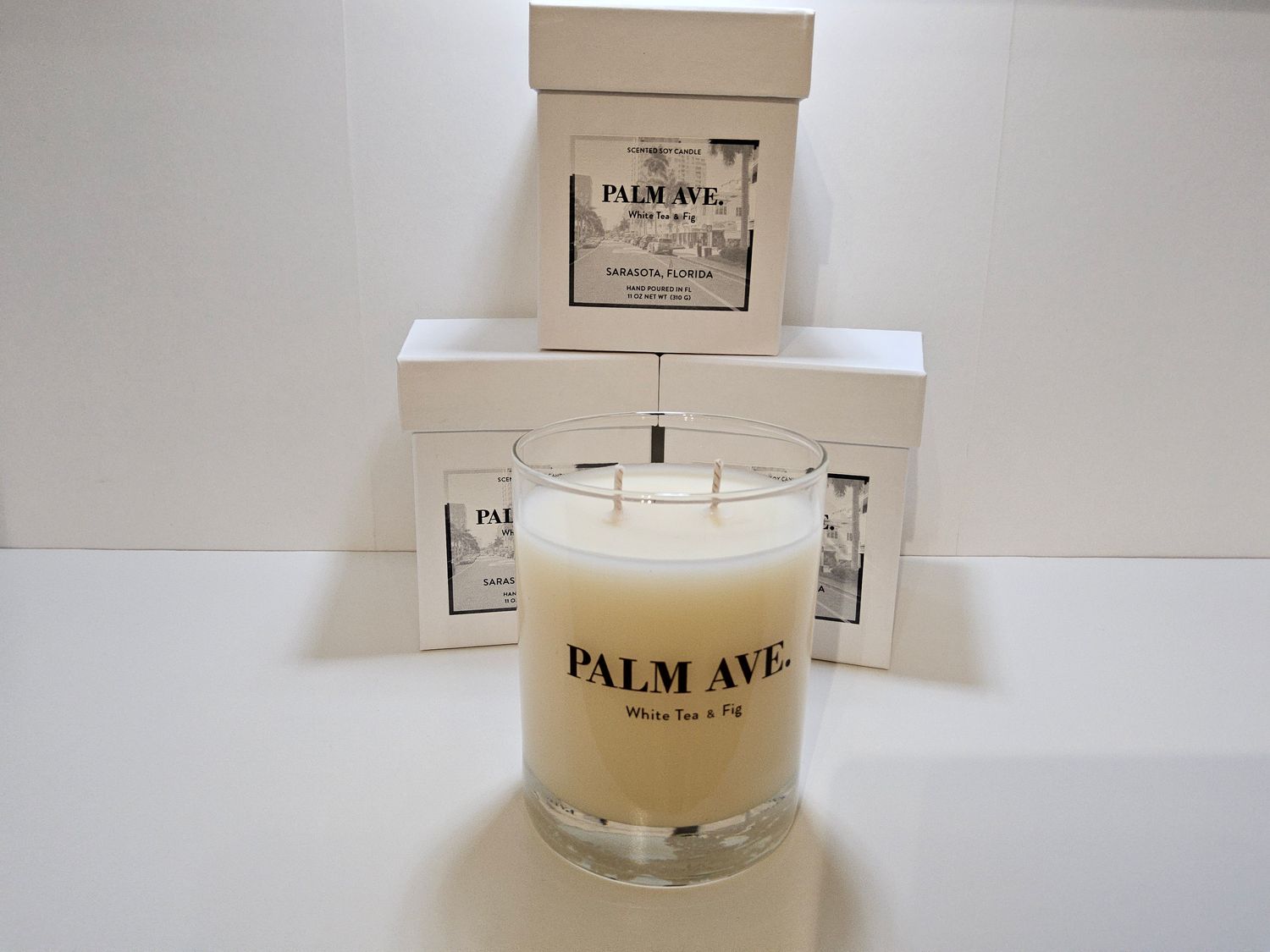 Palm Ave White Tea and Fig Candle