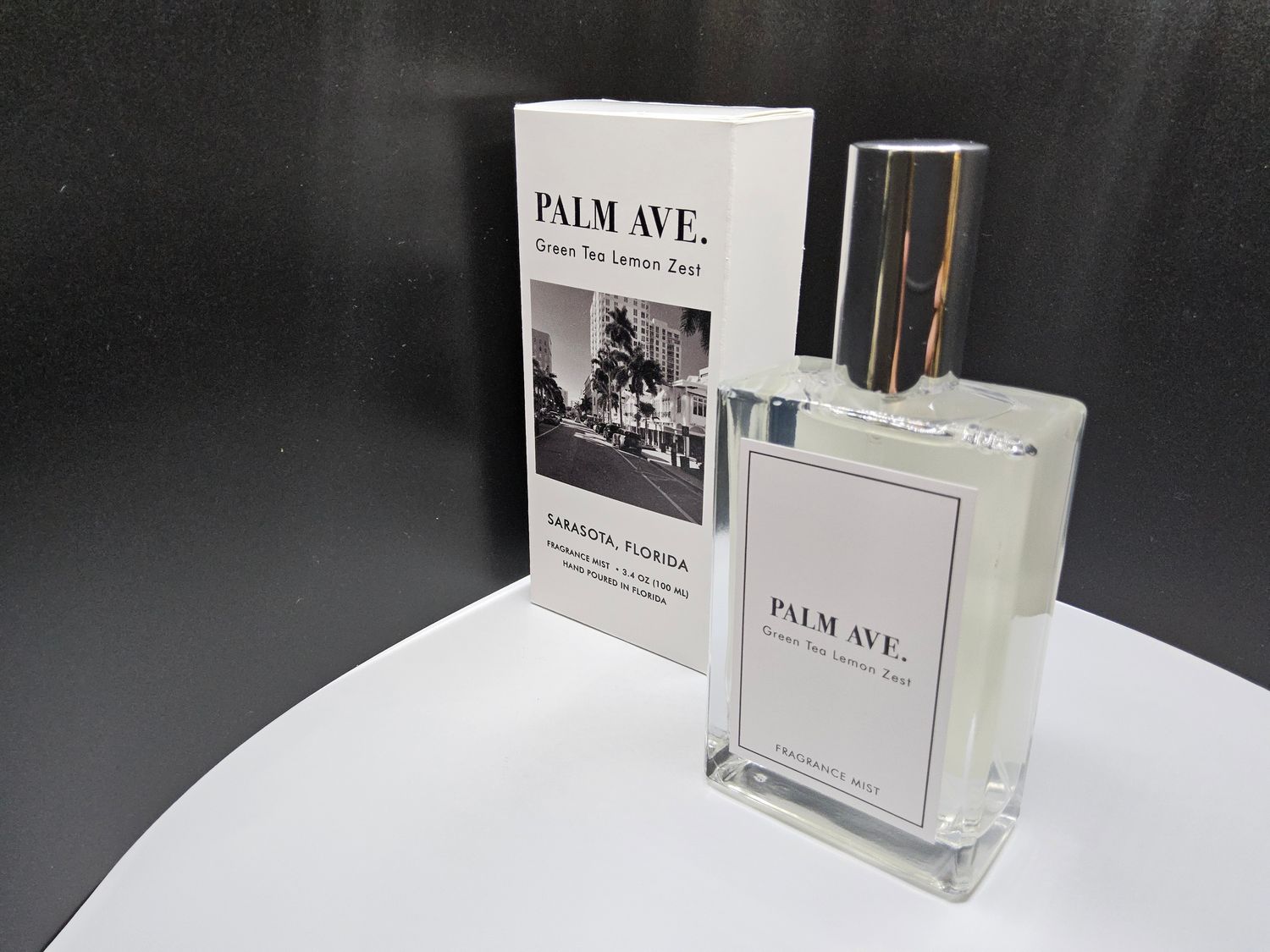 Palm Ave. Green Tea &amp; Lemon Zest Linen Spray 3.4 oz
