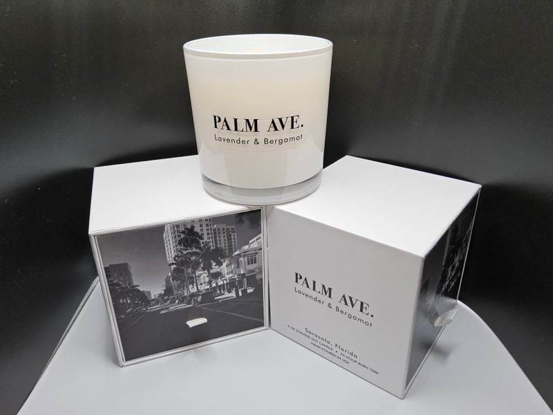 Palm Ave. Lavender &amp; Bergamot Candle 