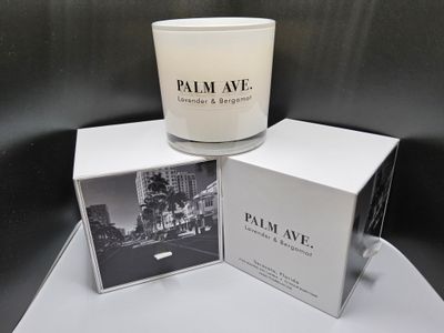 Palm Ave. Lavender &amp; Bergamot Candle 
