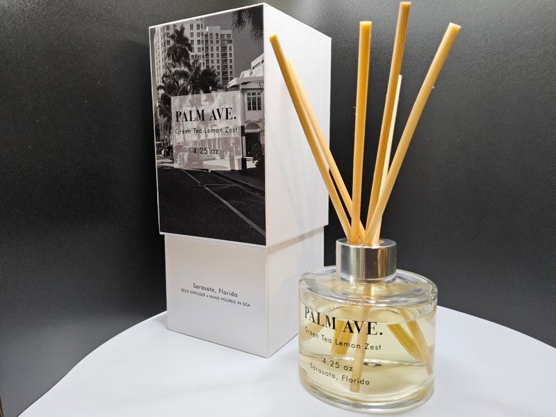 Palm Ave. Green Tea Lemon Zest Diffuser 