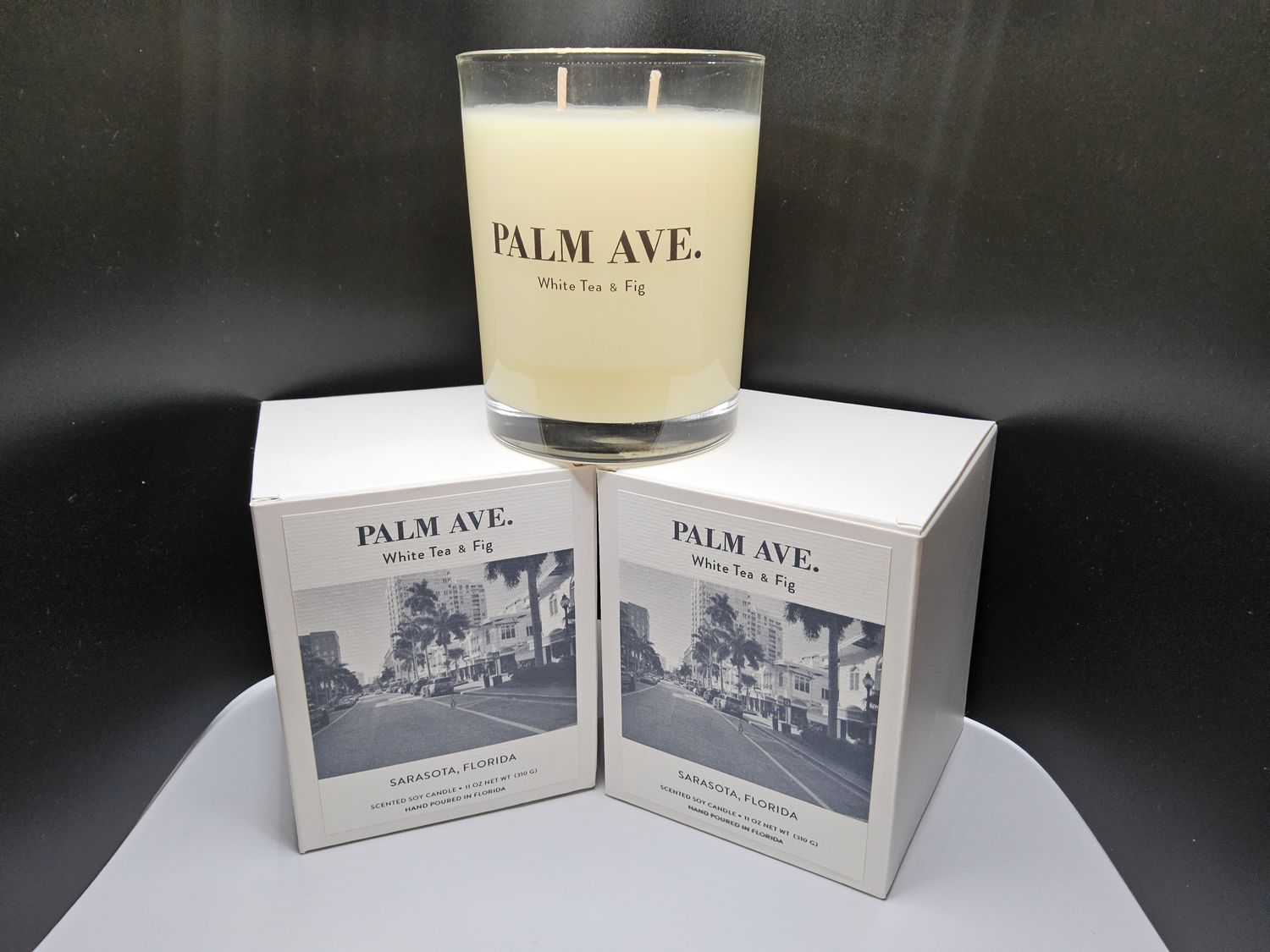 Palm Ave. White Tea &amp; Fig Candle
