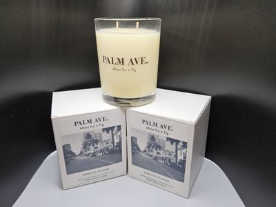 Palm Ave. White Tea &amp; Fig Candle