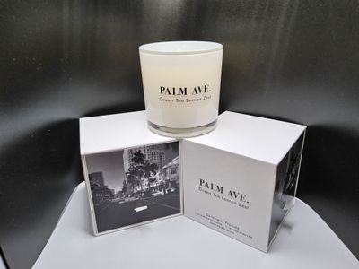 Palm Ave. Green Tea Lemon Zest Candle