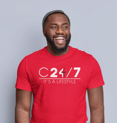 C24/7 Branded unisex T-shirt
