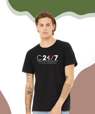 C24/7 Premium Split Hem T-shirt
