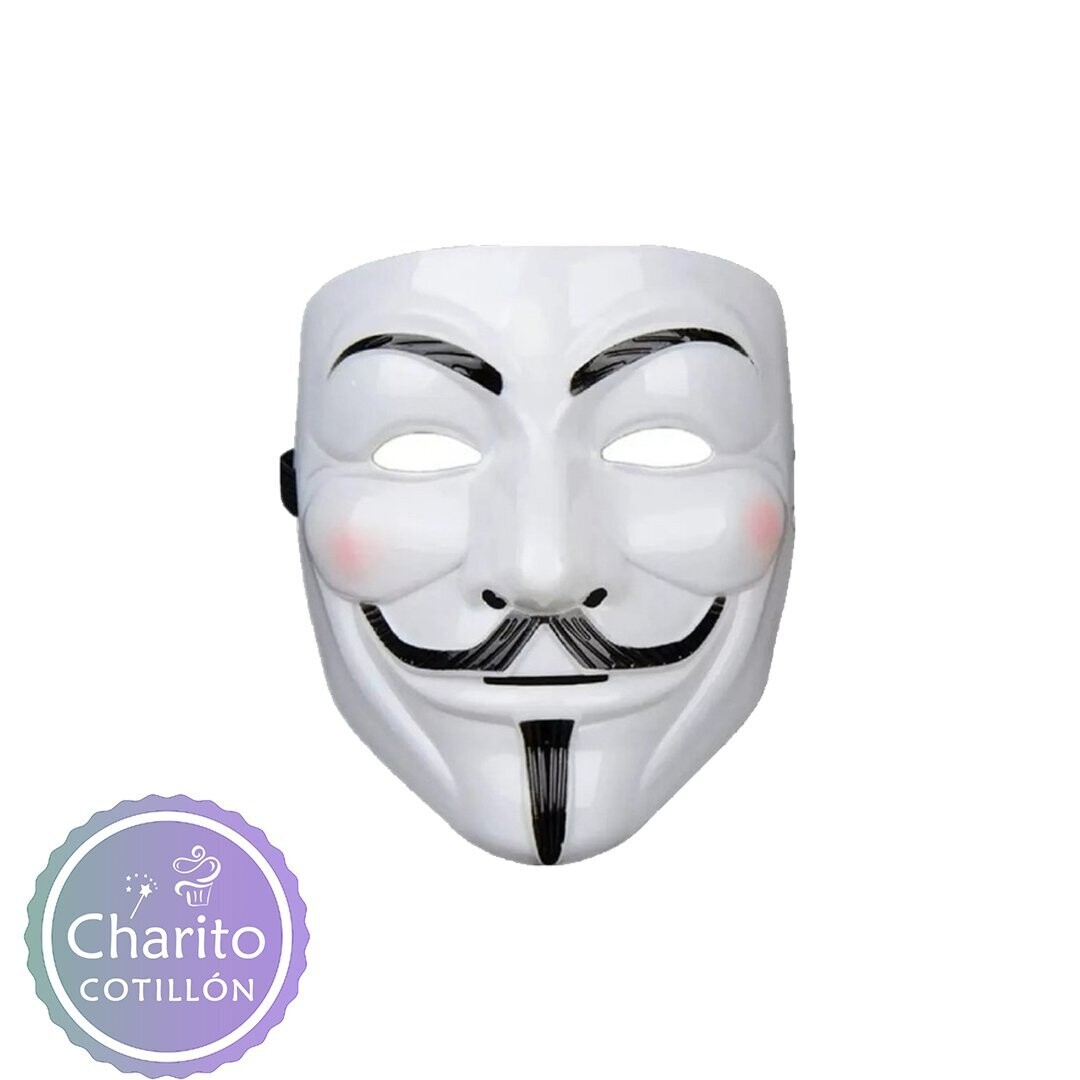 Mascara Anonymous V de Venganza Halloween Disfraz
