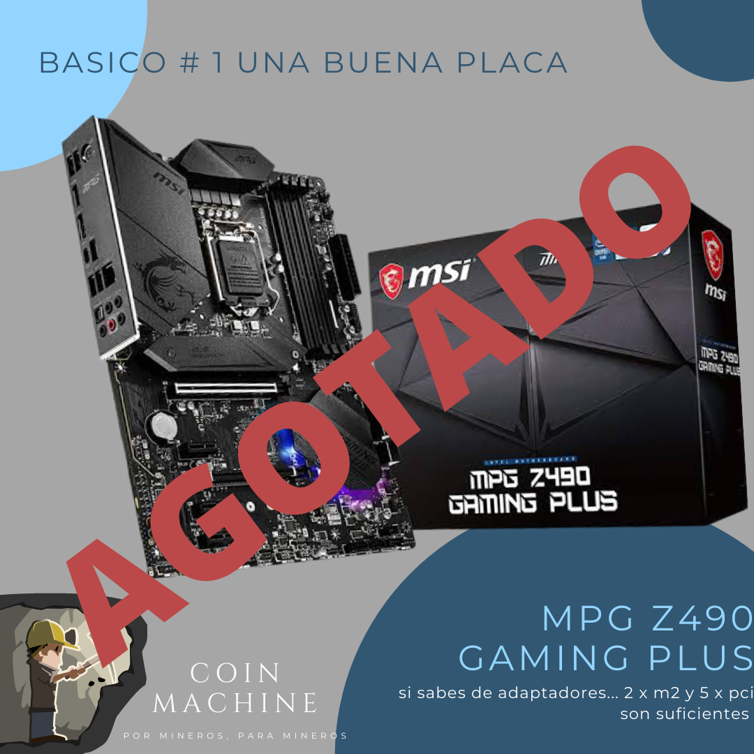 Motherboard MSI MPG Z490 GAMING PLUS LGA1200, DDR4, SATA 6.0 Gb/s, HDMI, HD AUDIO, USB 3.2