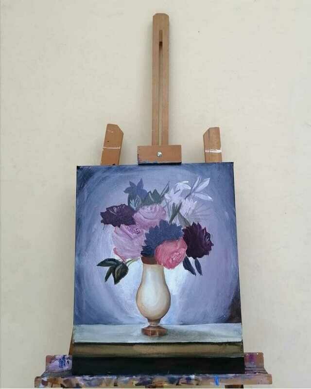 customizable flower paintings