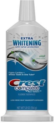 Zobu pasta Crest Complete - Extra Whitening with Tartar protection, Clean Mint