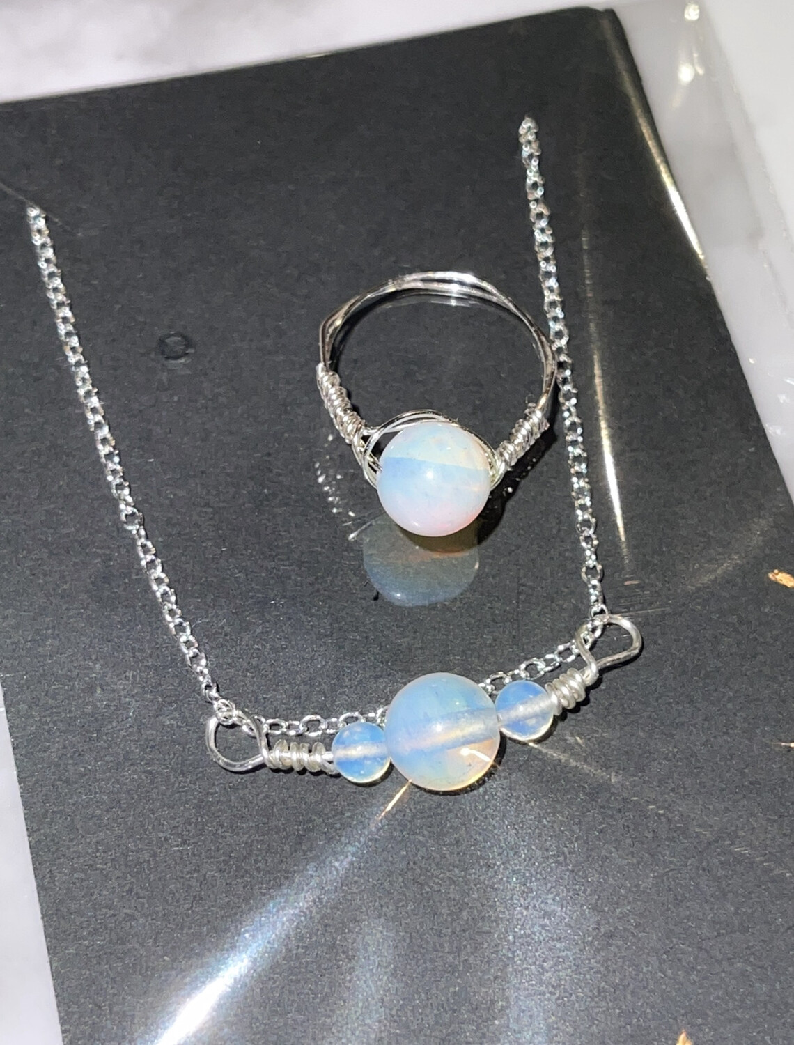 Custom Necklace &amp; Ring set