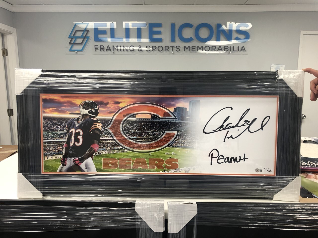 Charles Tillman Signed Framed Limited Edition Panoramic Photo
