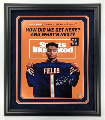 ​Justin Fields Signed + FRAMED 16x20 Photo