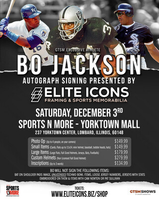 Bo Jackson Autograph Ticket (Small Item) (MAIL-ORDER)