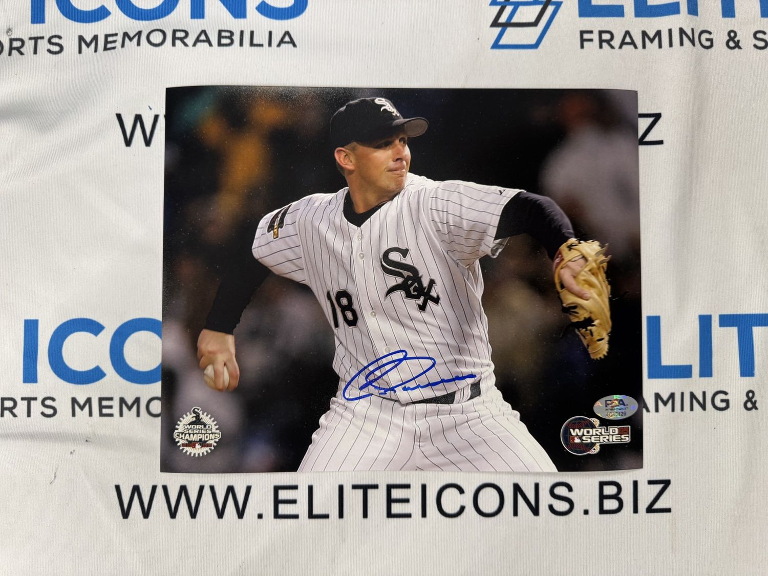 Cliff Politte Signed 8x10 Photo (PSA COA)