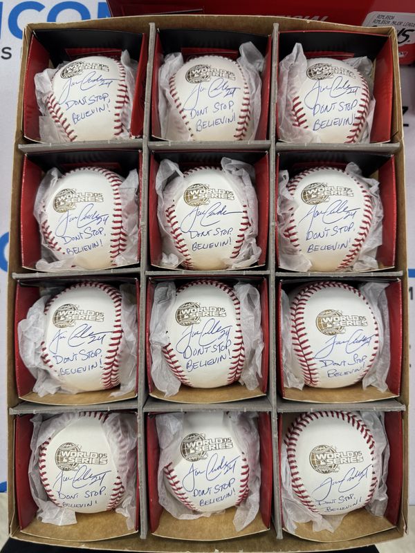 Joe Crede Signed 2005 World Series Baseball (PSA COA)