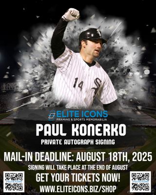 Paul Konerko Autograph Tickets