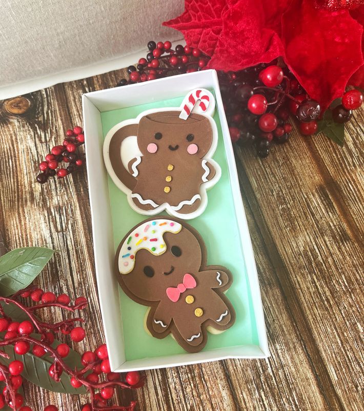 Gingerbread &amp; Coco Cookies