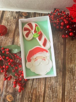 Santa &amp; candy cane